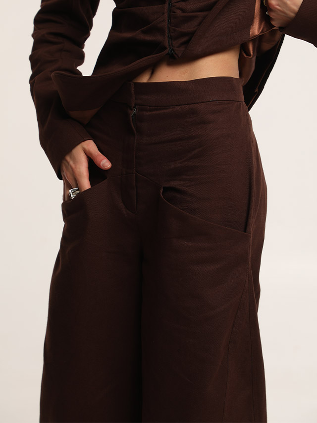 Brown trousers