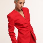 Red blazer