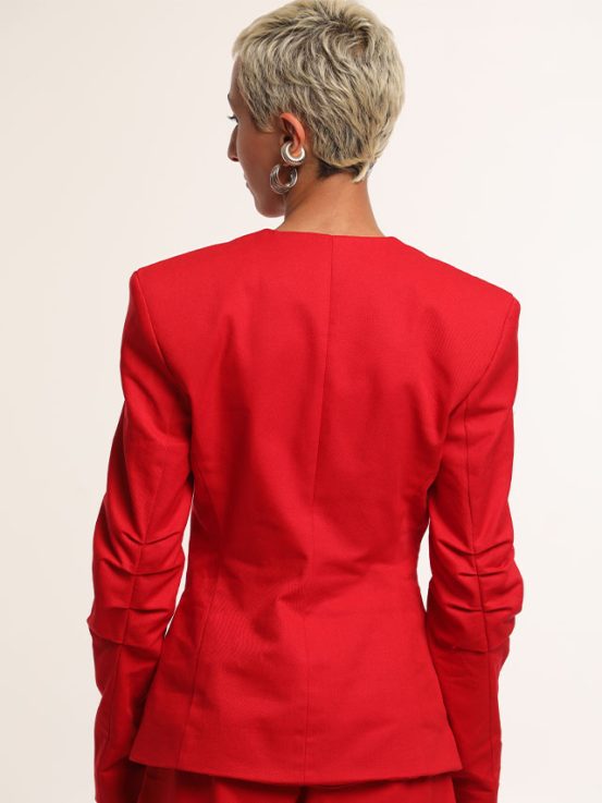 Red blazer
