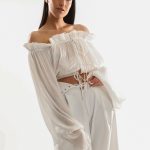 White organza blouse